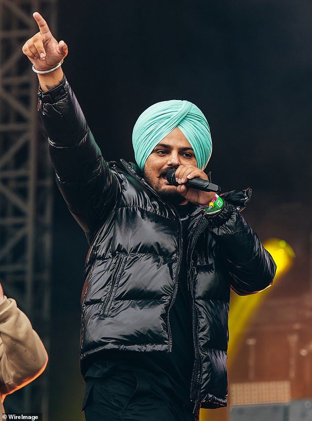 Gangster Goldy Brar has given his account as to why popular Indian musician Sidhu Moose Wala (pictured) was murdered