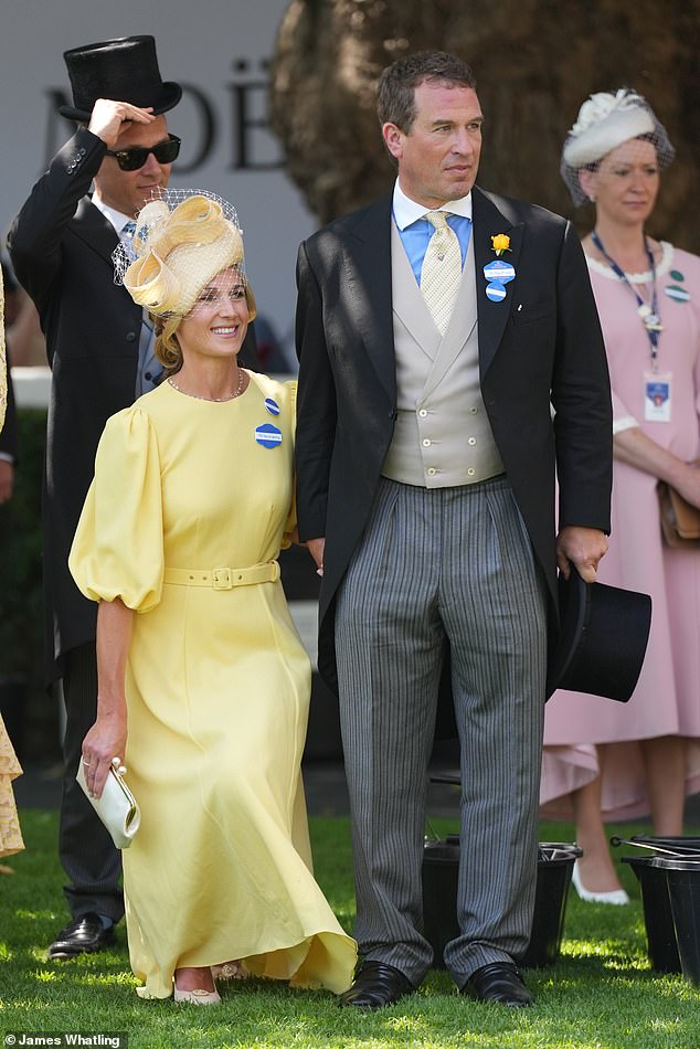 Wearing royal-approved brands and conversing easily with senior members of the Firm, Peter Phillips ' girlfriend Harriet Sperling seemed in many ways the new belle of the family as she attended Royal Ascot last week