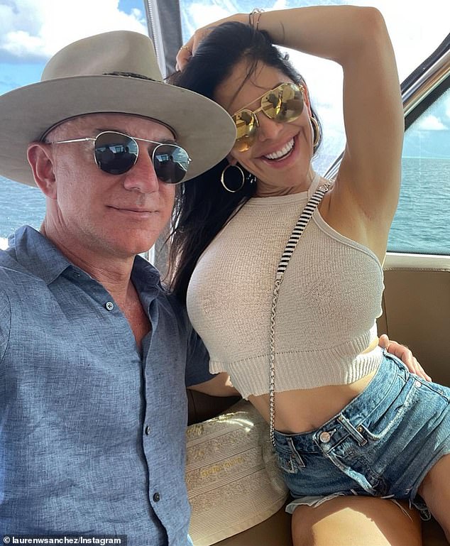 Beyond being one of the most powerful men in the world, he has a wedding to stunning journalist-turned-model Lauren Sanchez, 55, on the way. Both pictured