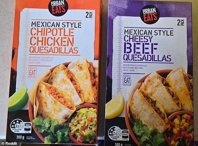 The Urban Eats Mexican-style quesadillas - in both chipotle chicken and cheesy beef varieties - have returned to freezers nationwide, priced at just $5.99 for a two-pack