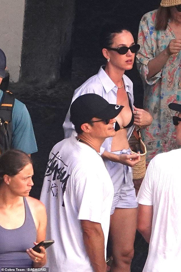Last week , a source told Us Weekly: 'Katy and Orlando have split but are amicable,' while also adding that the separation has been 'not contentious' thus far; seen last September