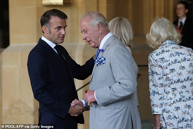 The King and the French President exchanged a series of meaningful gifts on Wednesday, which marked the second day of the Macrons' state visit to the UK