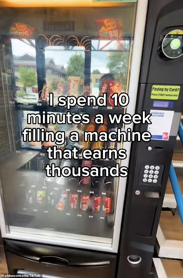 Chloe Concetta, from London, revealed she makes thousands in her job and only has to work for 10 minutes a week