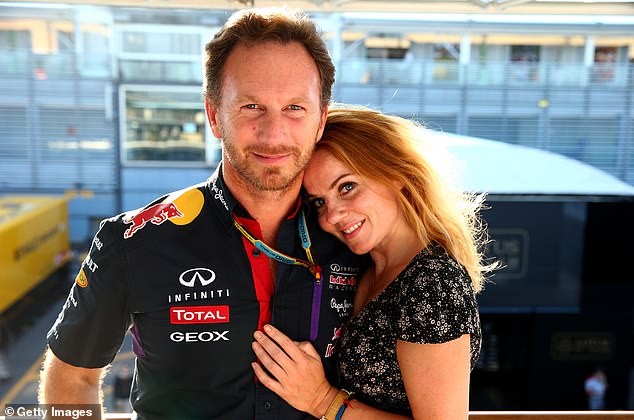 Former Spice Girl Geri Halliwell and her husband Christian Horner. Horner has been sacked from his CEO role at Red Bull