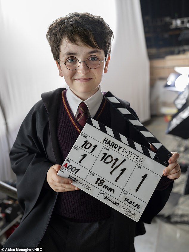 A first look at the upcoming Harry Potter series has been shared online, and it showed actor Dominic McLaughlin, who is set to play the titular character, decked out in his costume