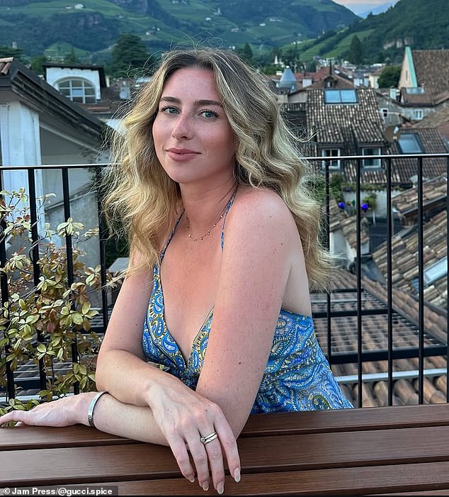Kiki Leigh (pictured) has moved across the world to renovate a 600-year-old medieval Italian home because house prices in her hometown have 'skyrocketed'