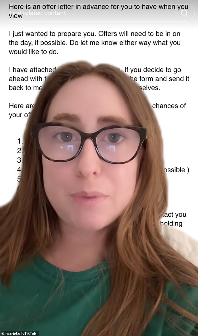 Harriet, from London, claimed estate agents are 'out of control' as she compares the London rental market to the 'Hunger Games'