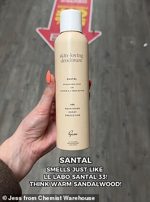 Gem Skin-Loving Deodorant in Santal