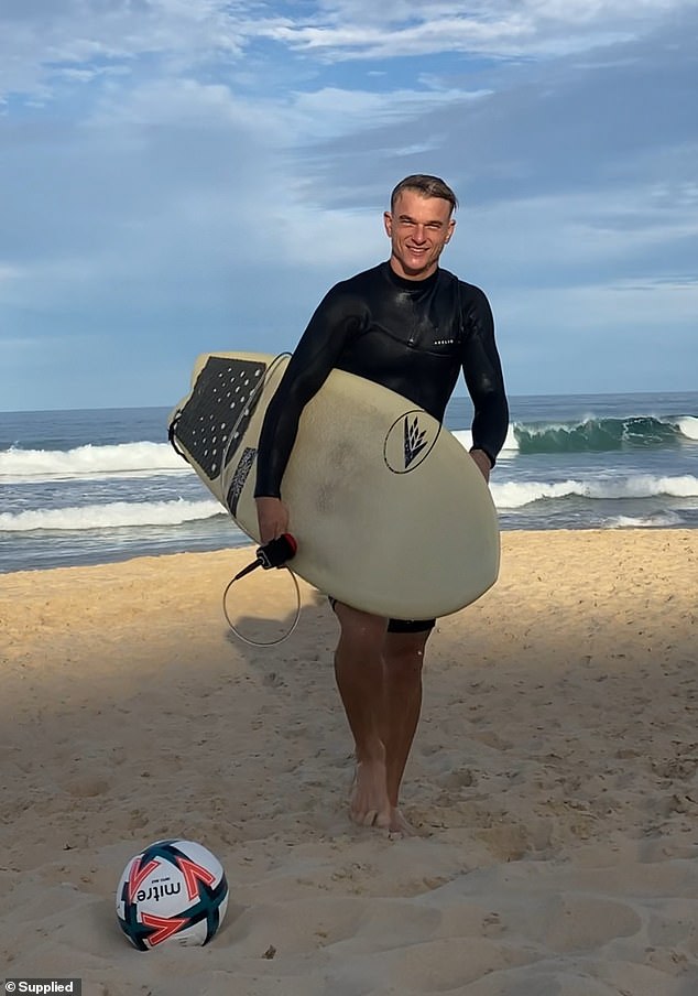 Young Kiwi tradie's, Johnny Konings (pictured) dream life on the Gold Coast has been shattered after a tragic surfing accident left him paralysed from the waist down