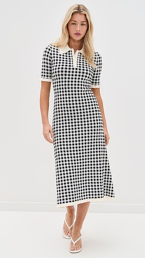 Last month, the TODAY star wore an adorable, white-and-blue gingham print knit dress by designer Sea New York that retailed for $395