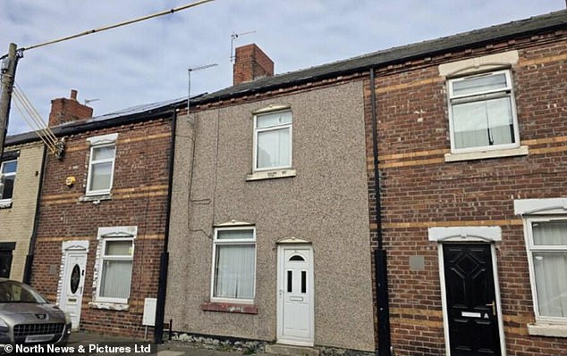 A two-bed property, on Eleventh Street in Peterlee, Durham, is up for a guide price of just £5,000- less than the price of used car