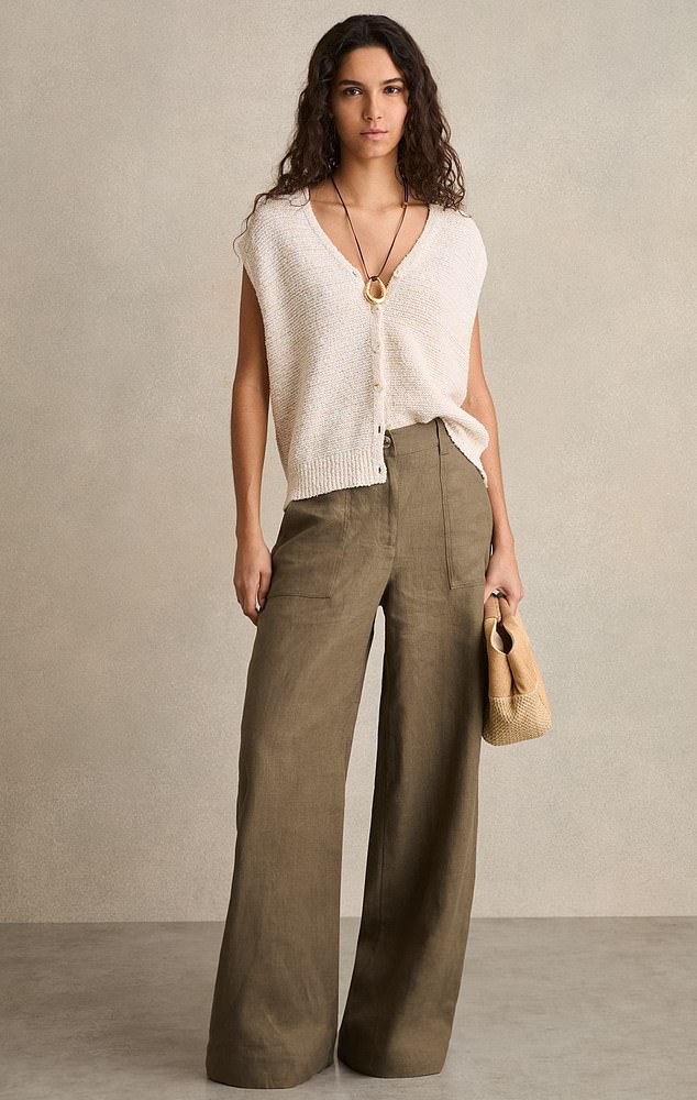 This is exactly how to wear this summer's coloured trouser trend - and look slim!
