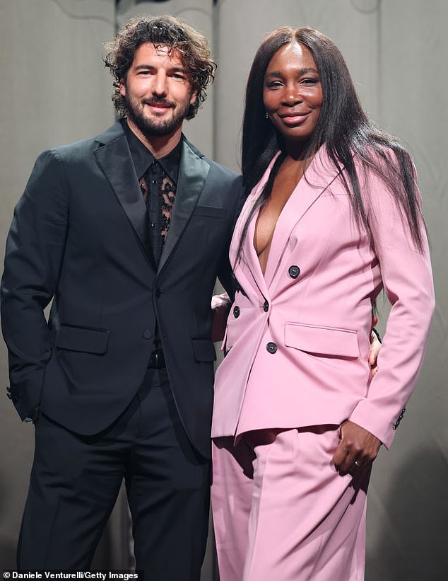 The 45-year-old star confirmed her engagement to Andrea Preti, 37, during a post-match interview following her first-round victory at the D.C. Open on Tuesday