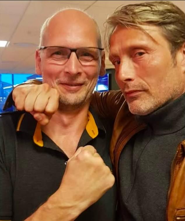 Torben Hersborg pictured with Danish actor and former Bond villain Mads Mikkelsen, who was his childhood friend