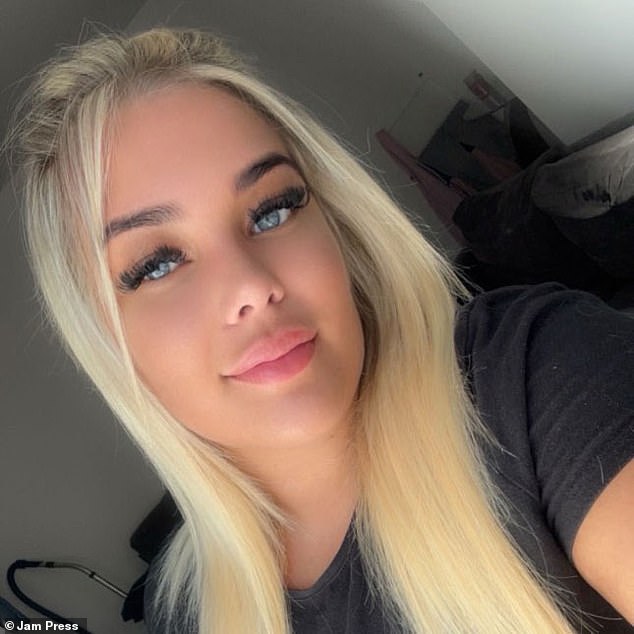 Erin Punton, 22, from Northumberland, has no idea why, but she picked up the bird 'without even a thought' from outside a Wetherspoons pub