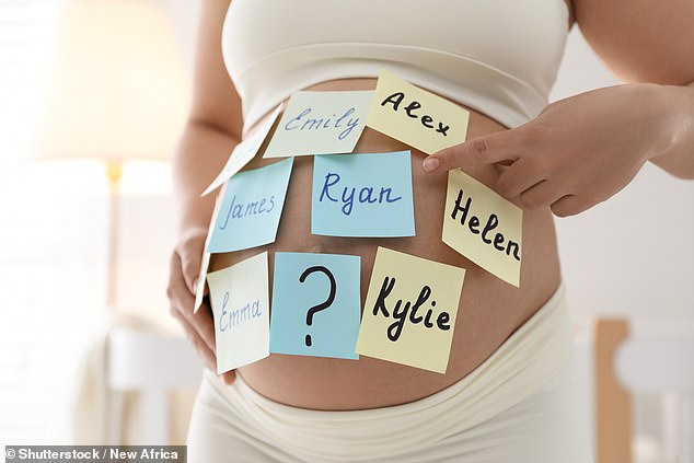 A new study suggests parents who want to see their children succeed financially should choose traditional names (stock photo)