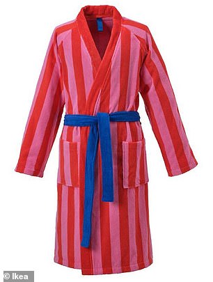 IKEA's SKOGSSALLAT bathrobe ($49)