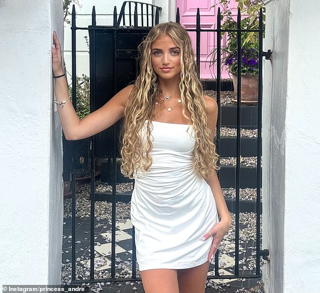 In second place was Princess Andre, daughter of Peter Andre and Katie Price