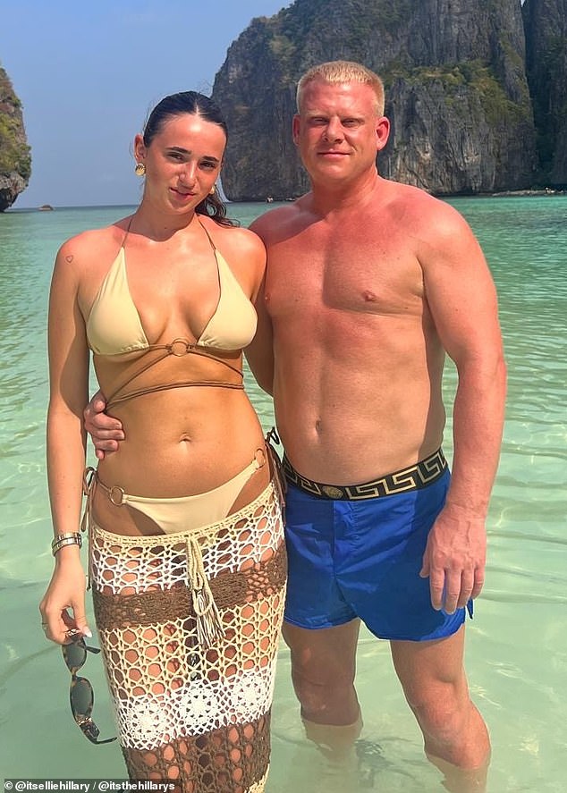 Ellie, 22, and Mark Hillary, 45, (pictured) have opened up on the reality of being in an age-gap relationship