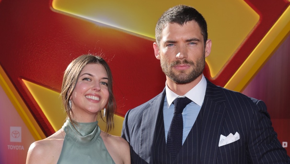 GettyImages 2224028369 David Corenswet and Julia Best Warner Make Red Carpet Debut