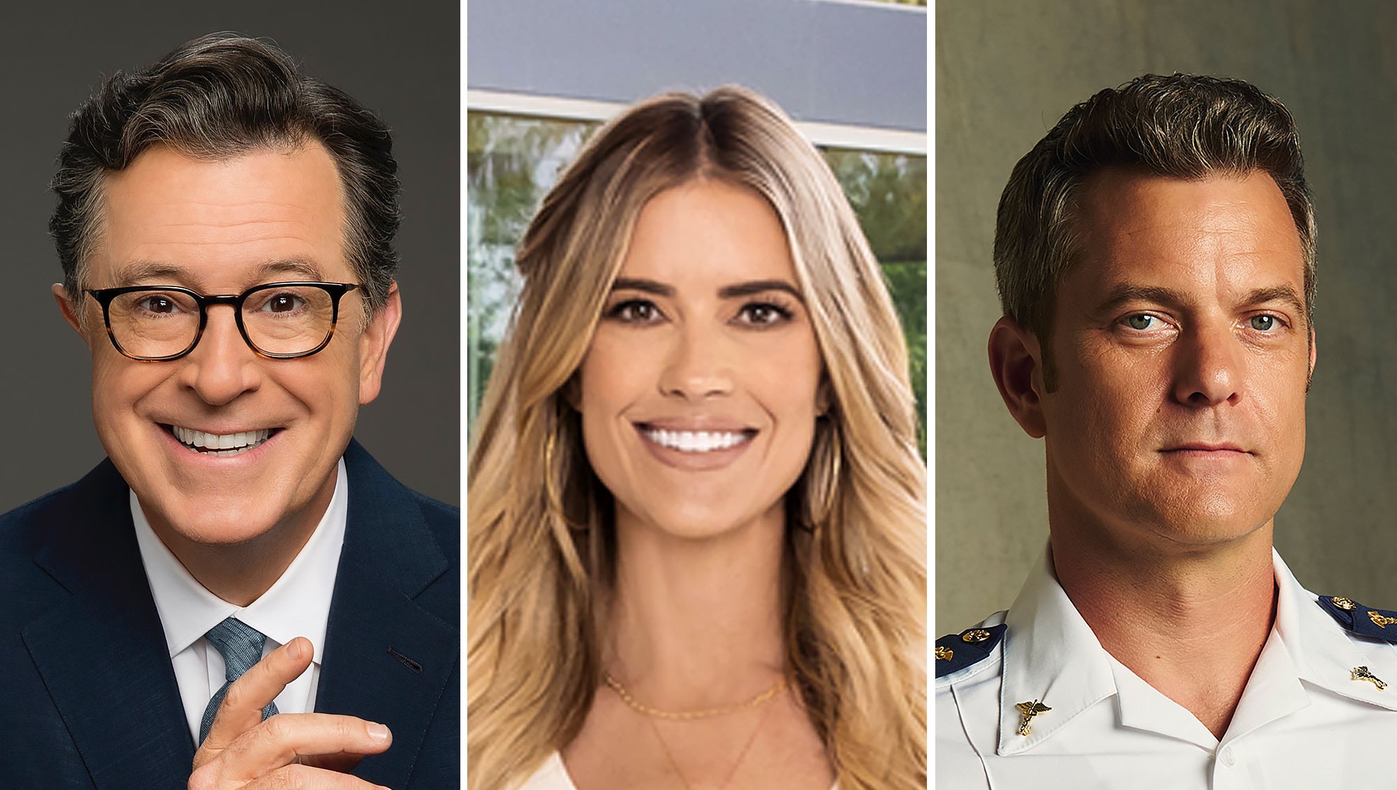 Late Show Cancellation Is Latest Blow Amid Mass TV Cancellations Stephen Colbert Christina Hall Joshua Jackson