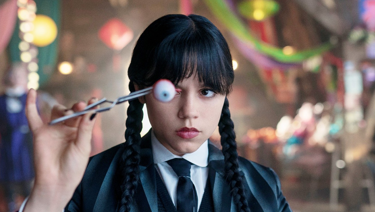 Jenna Ortega in Wednesday season 2