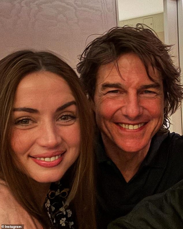 Tom Cruise and Ana de Armas (pictured together) have confirmed their romance - but it turns out she may have some history with his ex, Nicole Kidman