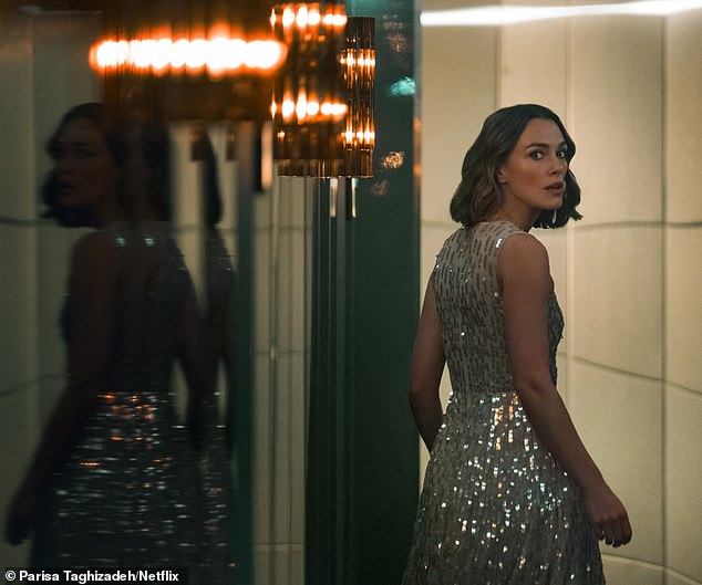 Keira Knightley stars as travel journalist Laura 'Lo' Blacklock, in Netflix's latest film, The Woman in Cabin 10 (pictured)