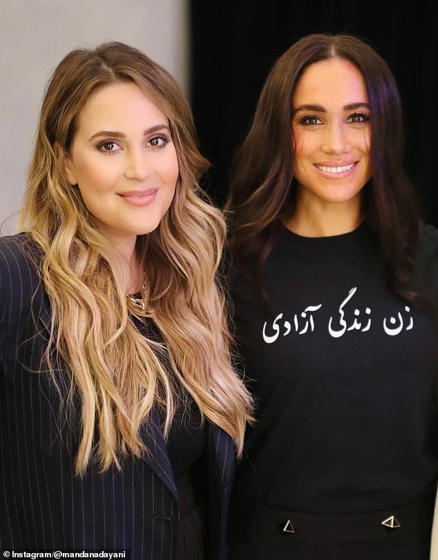 Meghan Markle's former global press secretary Ashley Hansen (left) has found herself a new celebrity client