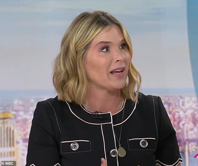 Today with Jenna & Friends host Jenna Bush Hager confessed that she's been thinking about her 'next chapter' during Wednesday's episode