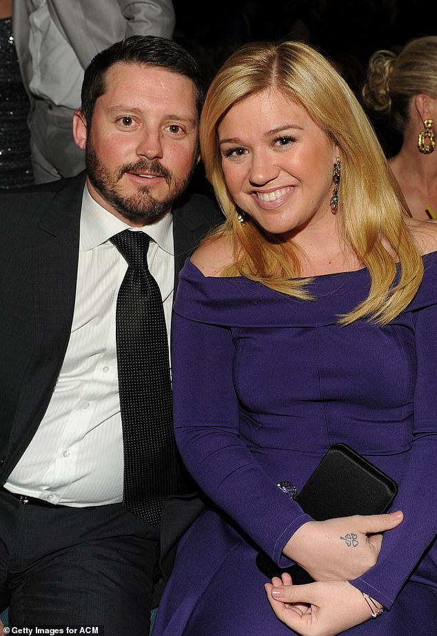 Kelly Clarkson's ex-husband Brandon Blackstock has died aged 48 following a battle with cancer - pictured 2013