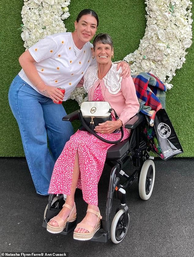 Natasha Flynn-Farrell  has revealed how her family been torn apart following the murder of her mother, Catherine Flynn (pictured together)