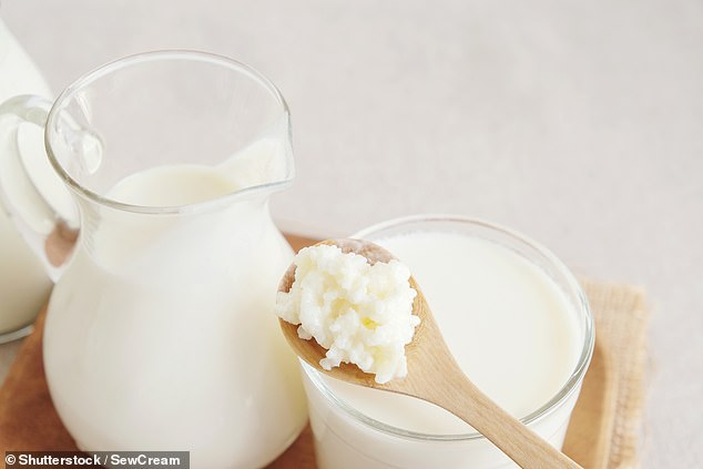 Kefir is a fermented milk, similar to a thin yoghurt, that is rising in popularity thanks to its gut health benefits and drinking just 250ml supplies around 40 per cent of daily calcium needs