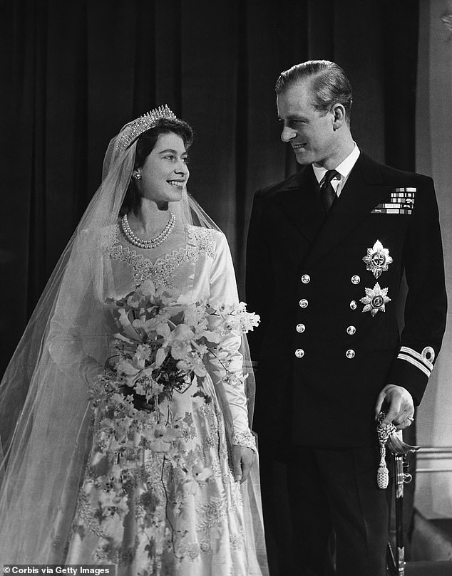 The cheeky nickname Prince Philip called his wife, Queen Elizabeth ll, has been revealed, and royal fans can't get enough. (Pictured: Queen Elizabeth II with her husband Phillip, Duke of Edinburgh, on their wedding day on 20th November 1947)