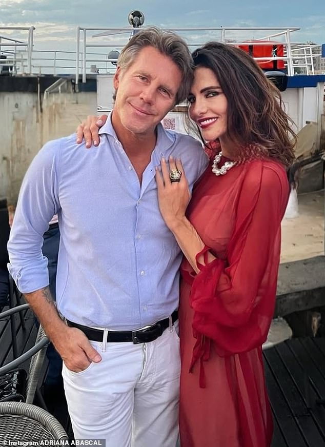 Mexican model Adriana Abascal could be Italy's very glamorous First Lady if Prince Emanuel Filiberto decides to relaunch his politics campaign (pictured behind the scenes of their Dior campaign)