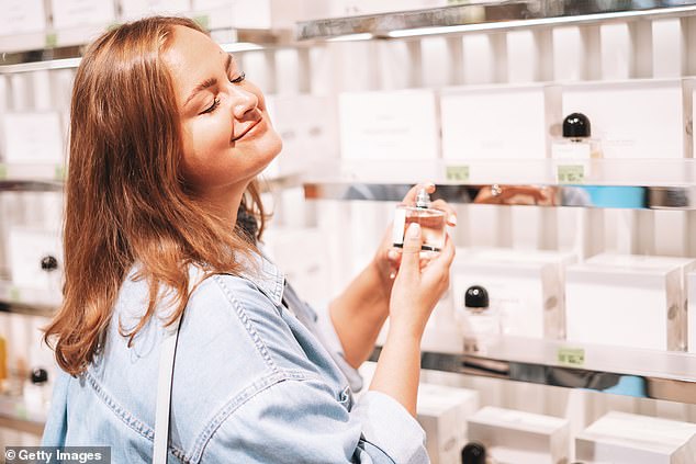 Women are flocking to TikTok to react to a viral video where a creator called perfume 'man repellent' (stock image)