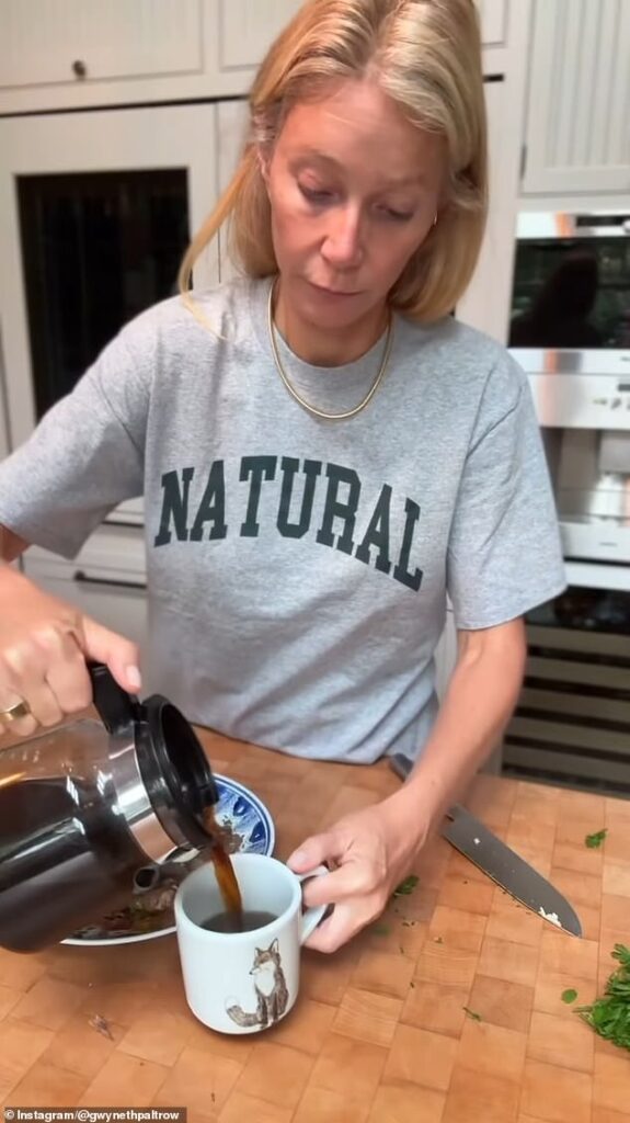 Gwyneth Paltrow stunned followers after revealing not only does she eat leftovers - despite her opulent lifestyle - but by also showing off a stunning dish she created