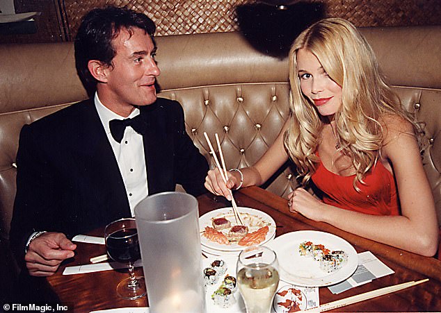 Tim Jefferies, the dashing Mayfair gallery owner, is facing a legal battle over mounting debts (seen at the 2000 Golden Globe party with Claudia Schiffer)