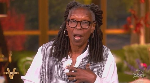 Whoopi Goldberg kicked off Monday's episode of The View with a response to ABC taking Jimmy Kimmel Live! off the air indefinitely