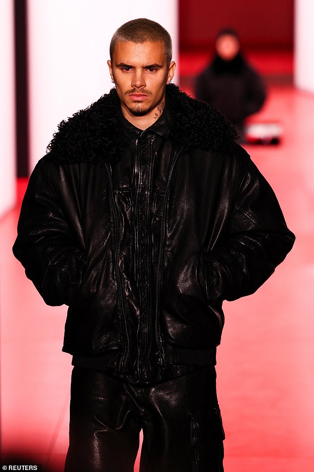 Romeo walked the runway at the H&M&180 show held at 180 the Strand in Temple, central London last Thursday