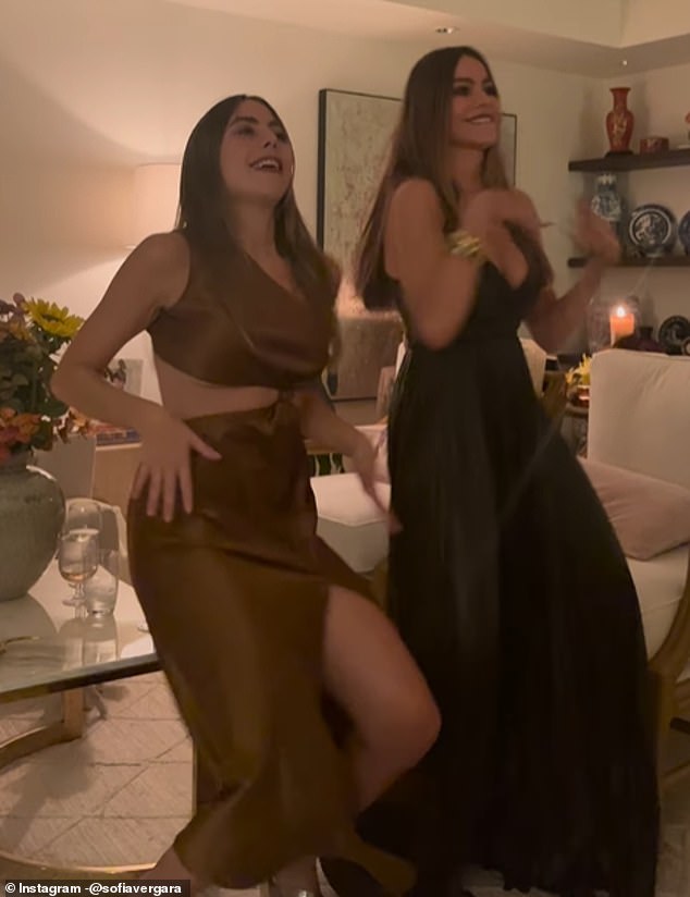 Sofia Vergara uploaded a video of herself dancing with her 'twin' niece Claudia