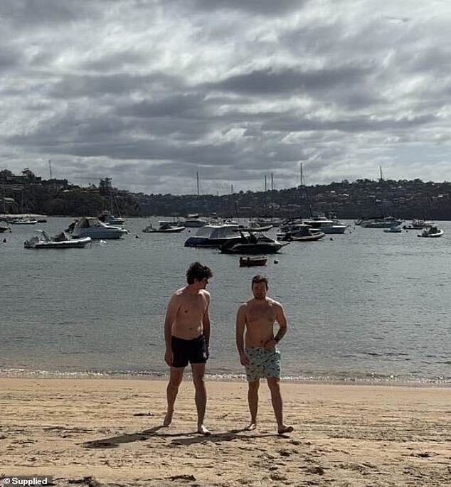 What was meant to be the trip of a lifetime for 23-year-old Max Allen (pictured here moments before his accident) turned into a devastating ordeal just two days after landing in Sydney