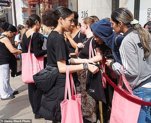 Hurry up and wait: Gen Zers at London’s latest Space NK