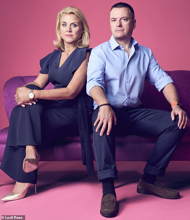 Julia works in PR and television while Matt used to work in advertising