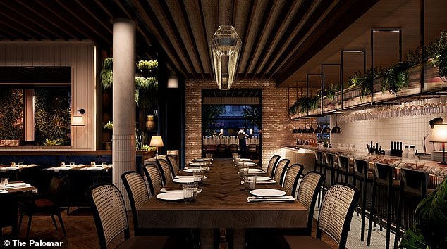 Newly opened restaurant The Palomar Sydney is located on Oxford Street in Paddington inside the 25Hours Hotel Sydney, The Olympia.