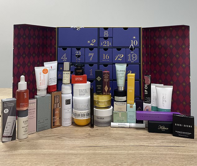 Every year, brands from Boots to Anthropologie release treasure troves of miniature miracles in the form of a beauty advent calendar - and this year’s offerings are more generous (and glamorous) than ever (pictured:John Lewis Beauty Advent Calendar, £235)