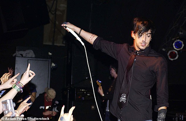 Ian Watkins in 2004 at the height of Lostprophets' success... and before his shameful downfall