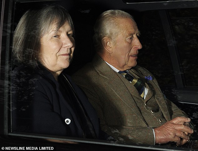 King Charles has been pictured for the first time since it was revealed his brother Prince Andrew will surrender his remaining titles