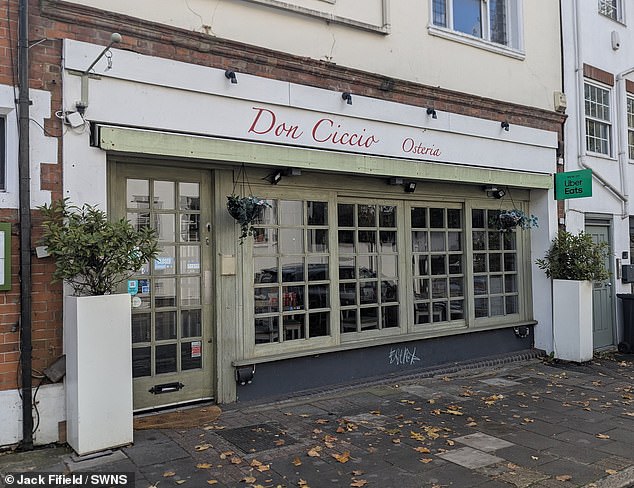 The owners of Don Ciccio in Highgate (pictured) have taken aim at the area's wealthy residents after it was forced to close