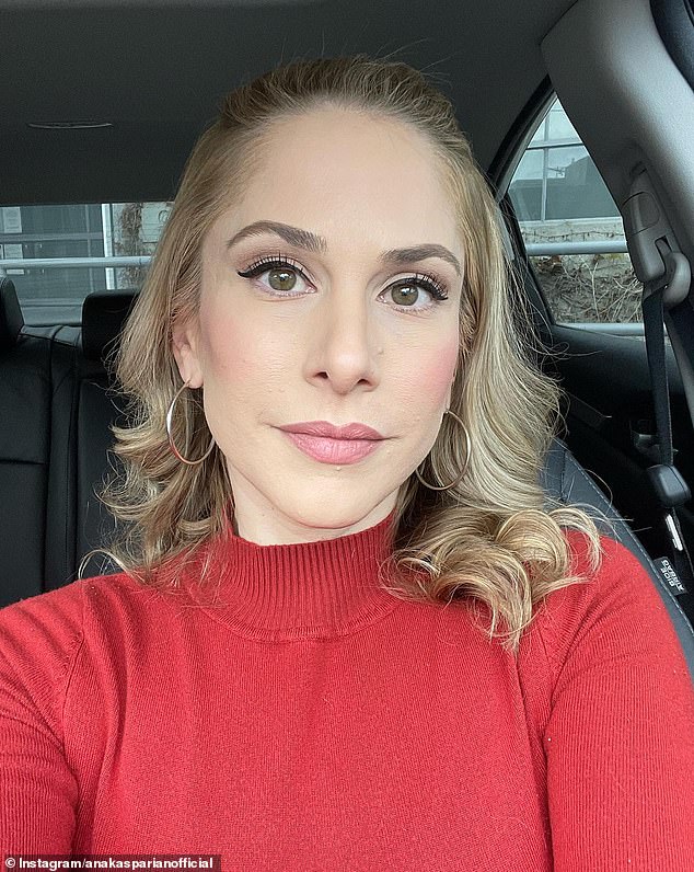 Controversial political commentator Ana Kasparian got into a screaming match with another woman while walking her dog this week